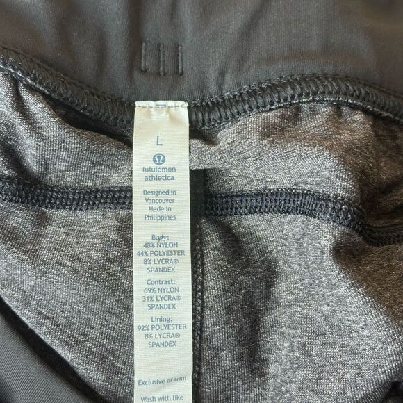 Lululemon Men's On The Mat Pull On Drawstring Active Pants Heather Black/Black S - Picture 5 of 9